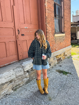 Sawyer Vintage Washed Oversized Flannel