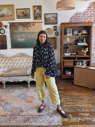 Sylvie Polka Dot Blouse