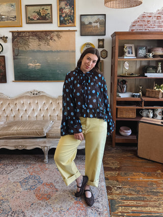 Sylvie Polka Dot Blouse