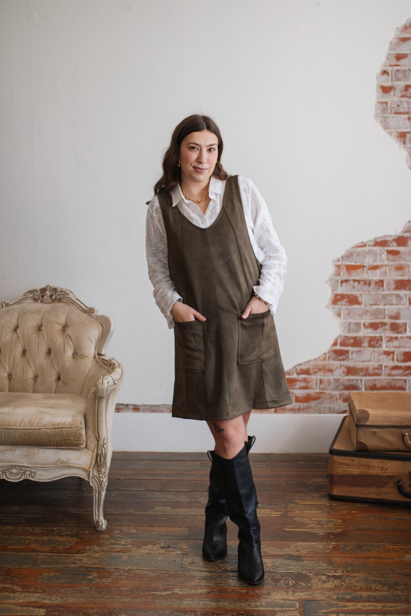 Lanie Embroidered Button Down Top