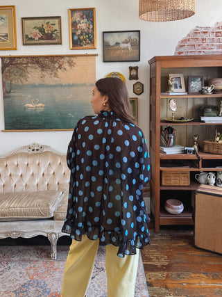 Sylvie Polka Dot Blouse