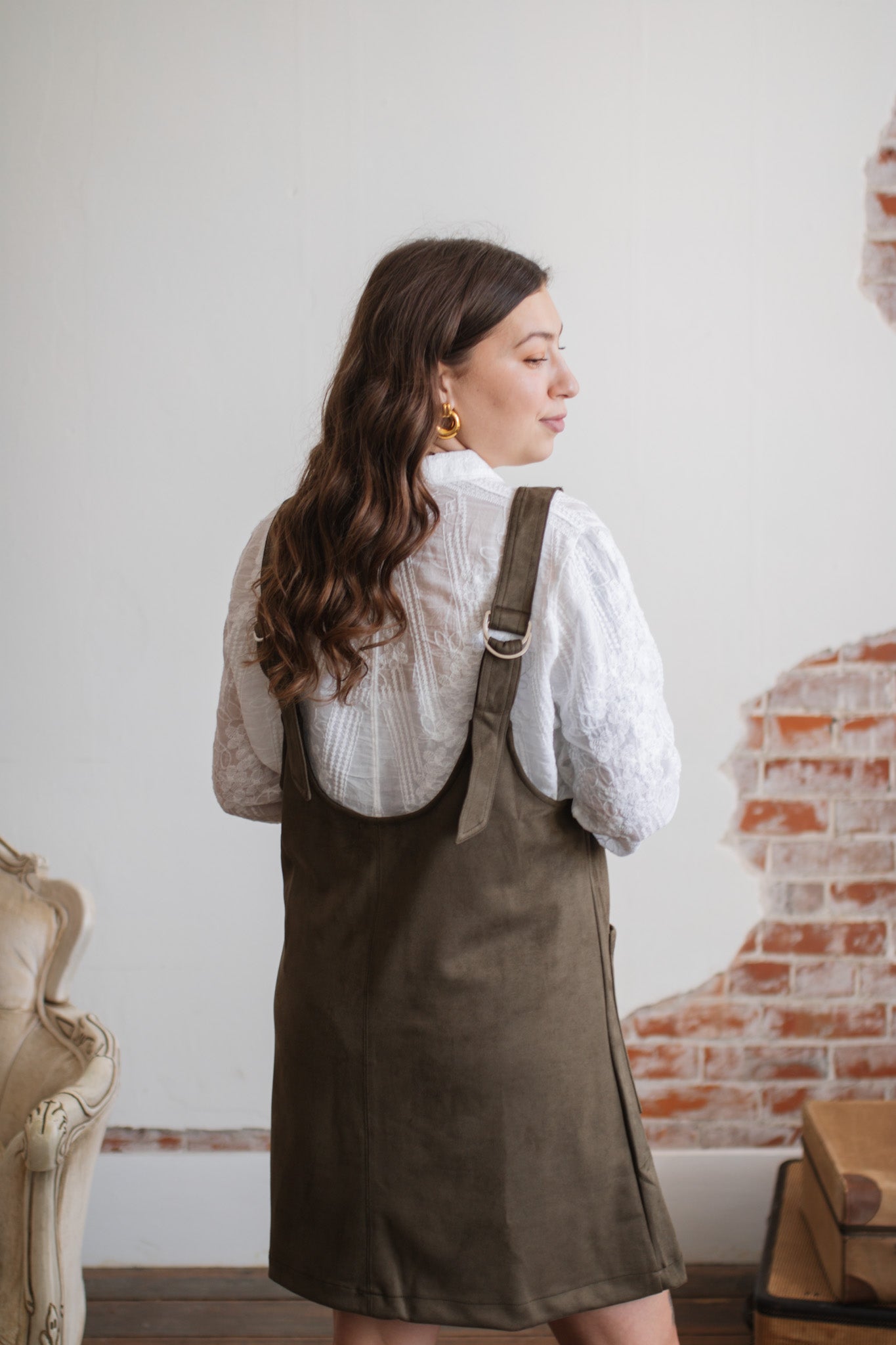 Maren Faux Suede Jumper