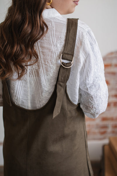 Maren Faux Suede Jumper