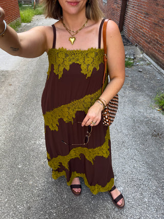 Harlow Tiered Lace Maxi Dress