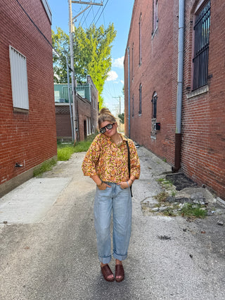 Merritt Peach Rose Swing Jacket