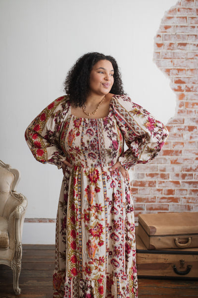 Melody Smocked Maxi Dress
