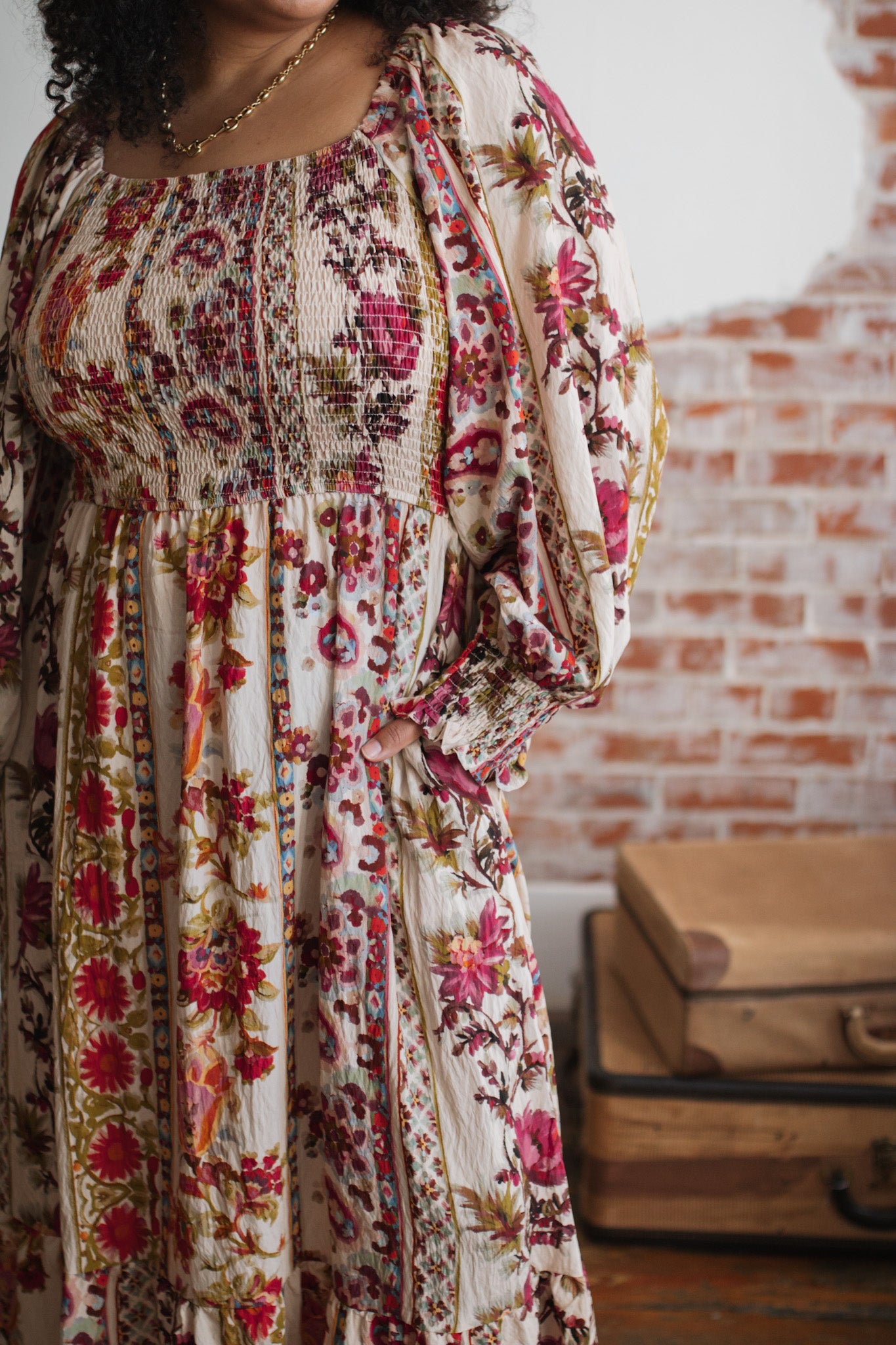 Melody Smocked Maxi Dress