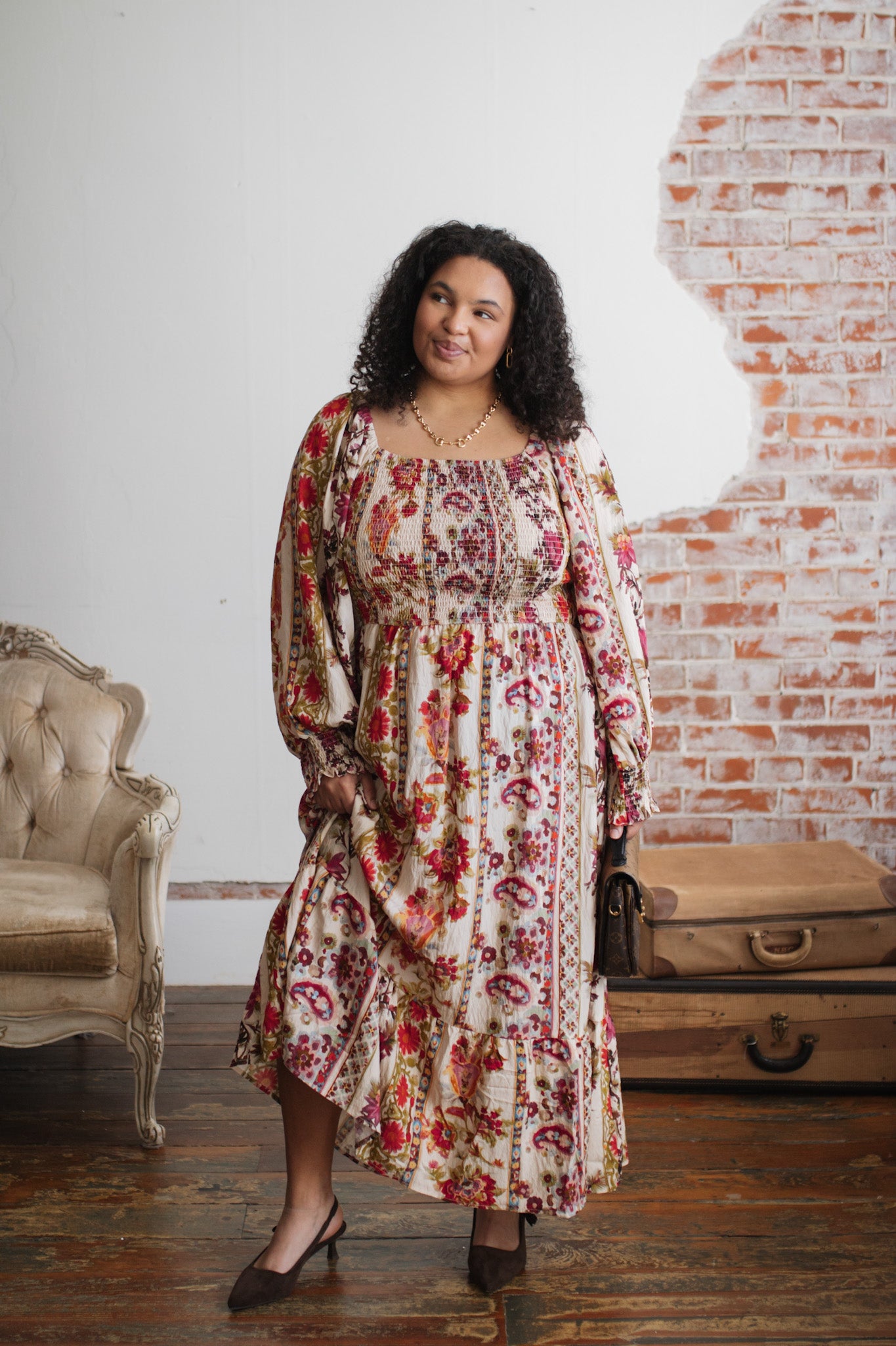 Melody Smocked Maxi Dress