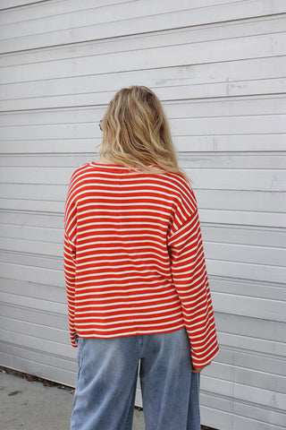Merry Oversized Striped Top