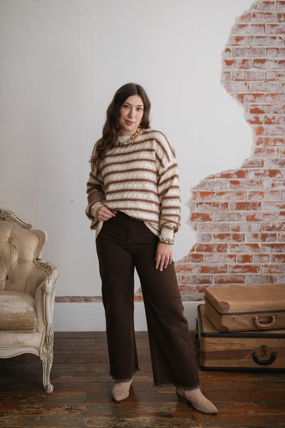 Liv Striped Knit Sweater