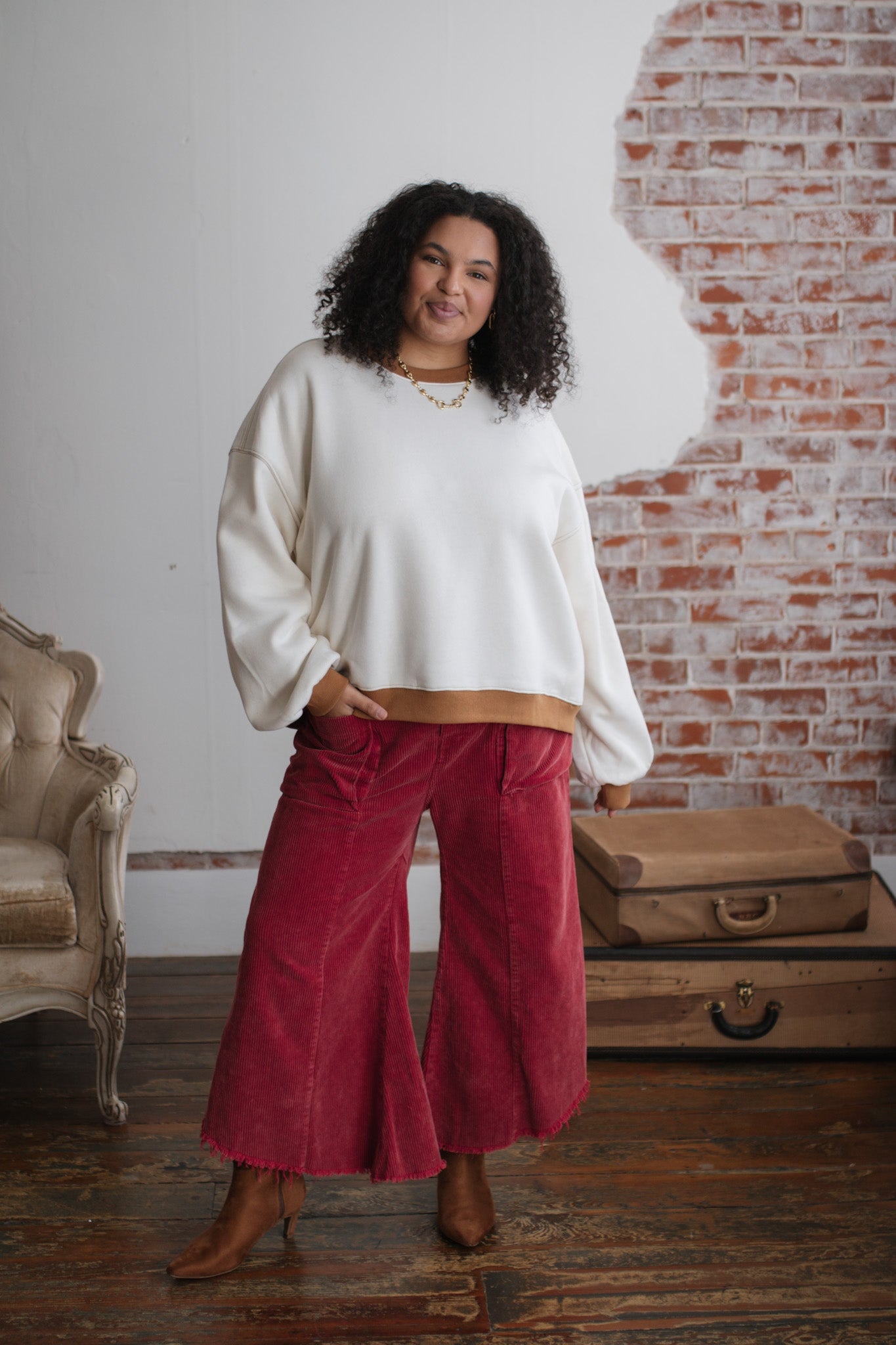 Maple Patch Fleece Pullover