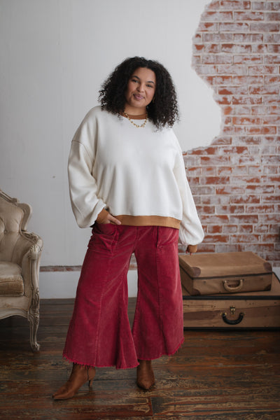 Maple Patch Fleece Pullover