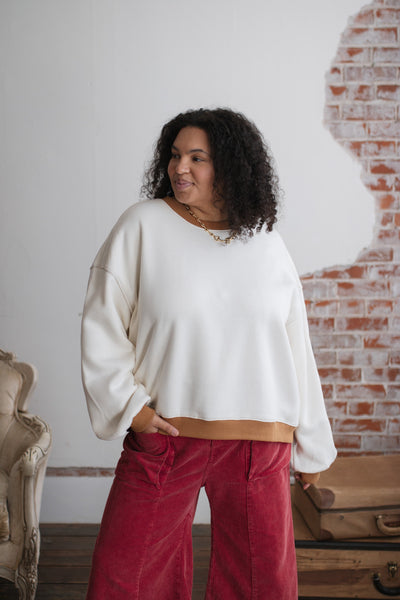 Maple Patch Fleece Pullover