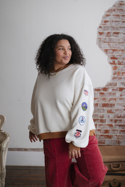 Maple Patch Fleece Pullover