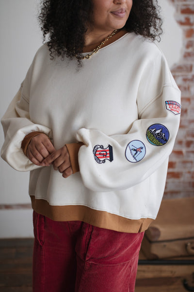Maple Patch Fleece Pullover