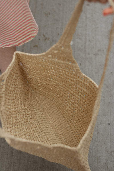 Janelle Woven Shoulder Bag