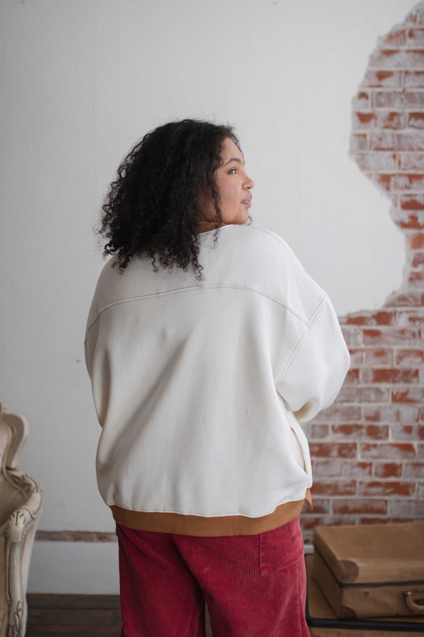 Maple Patch Fleece Pullover