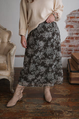 Odette Botanical Garden Midi Skirt