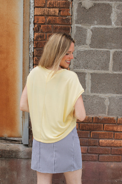 Rylee Knit Cap Sleeve Top