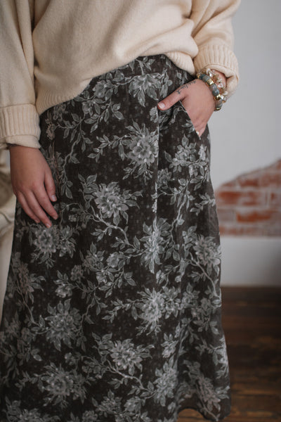 Odette Botanical Garden Midi Skirt