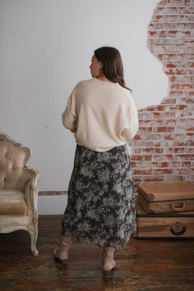 Odette Botanical Garden Midi Skirt
