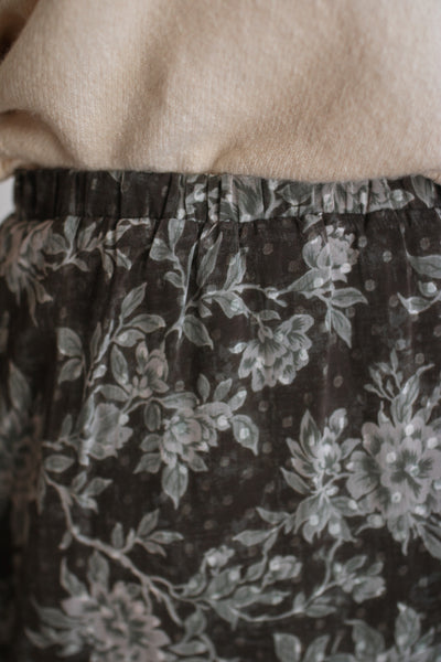 Odette Botanical Garden Midi Skirt