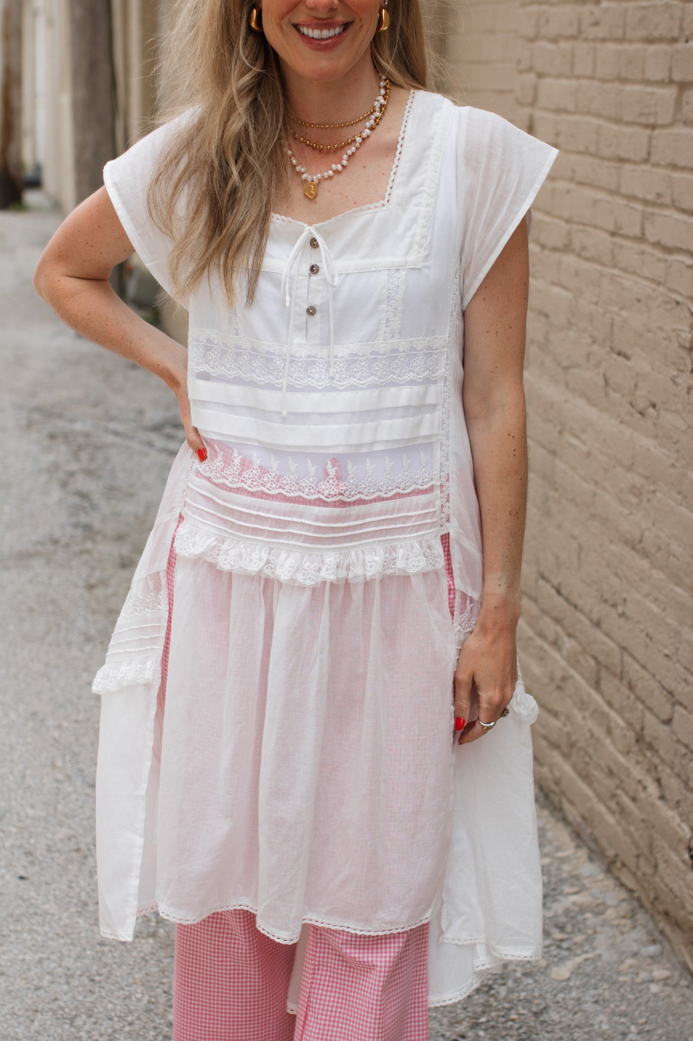 Tilly Sheer Lace Tunic