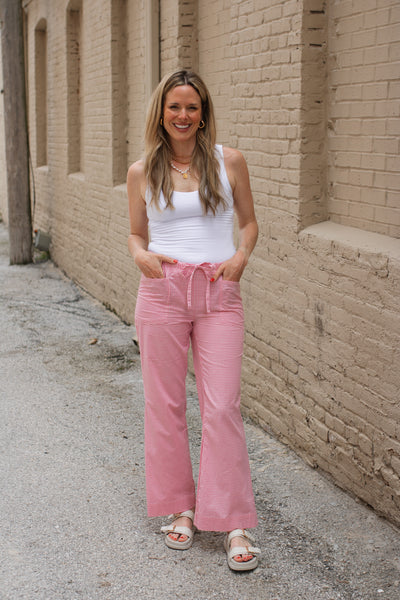 Millie Gingham Drawstring Pants