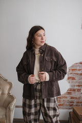 Coco Oversized Corduroy Pocket Jacket