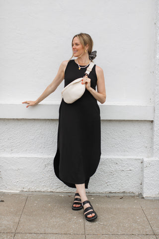 Kally Crewneck Midi Dress