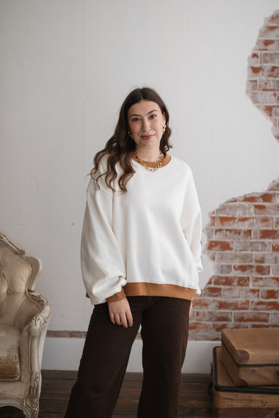 Maple Patch Fleece Pullover