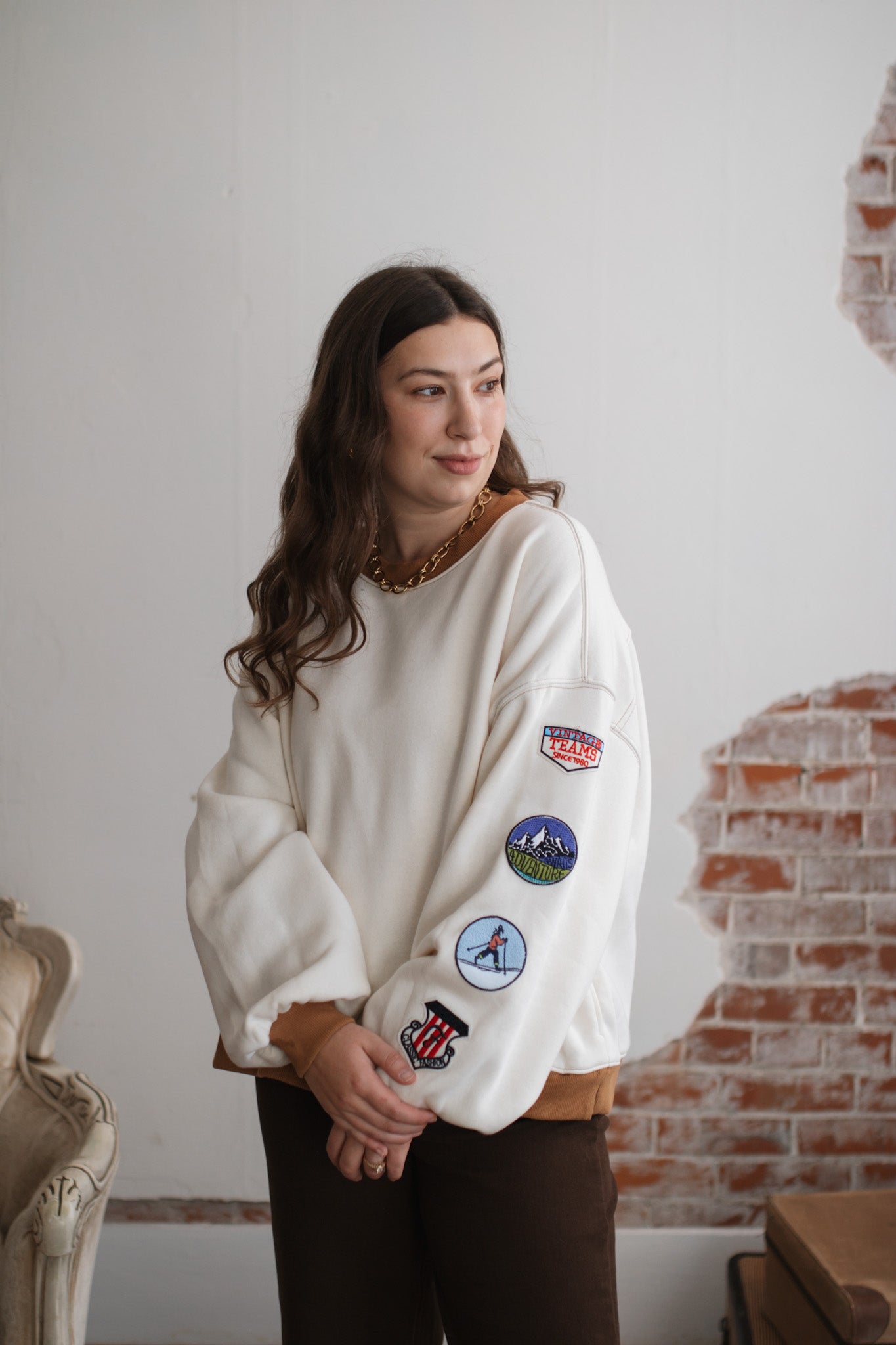 Maple Patch Fleece Pullover