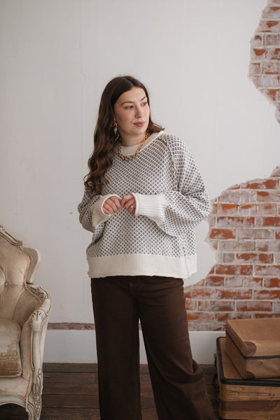 Reagan Dot Knit Sweater