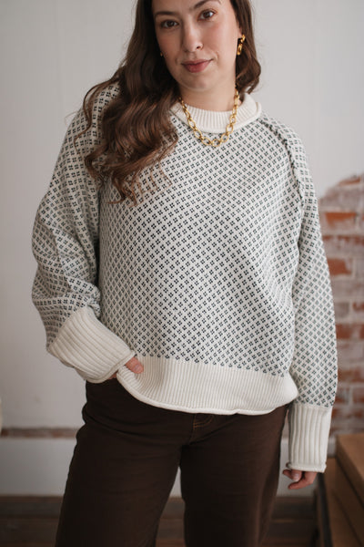 Reagan Dot Knit Sweater