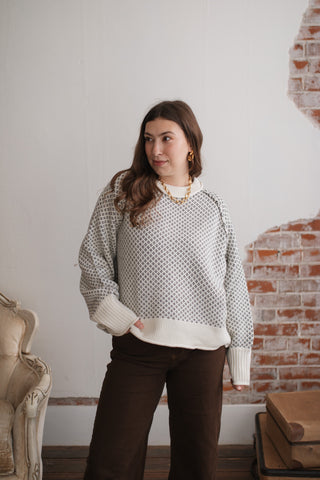 Reagan Dot Knit Sweater