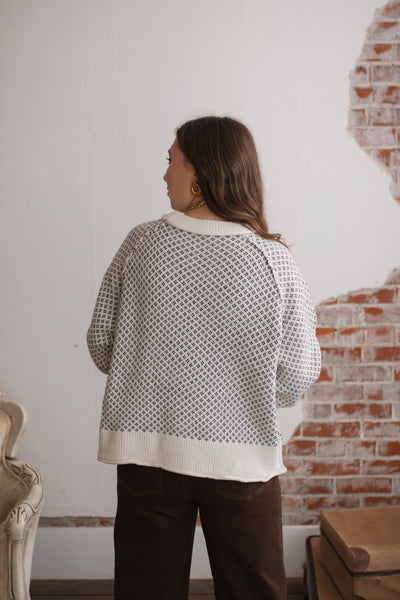 Reagan Dot Knit Sweater