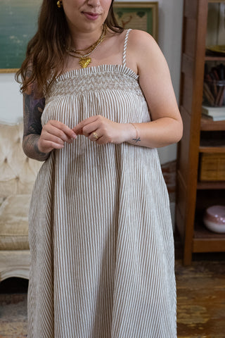 Birdie Striped Maxi Dress