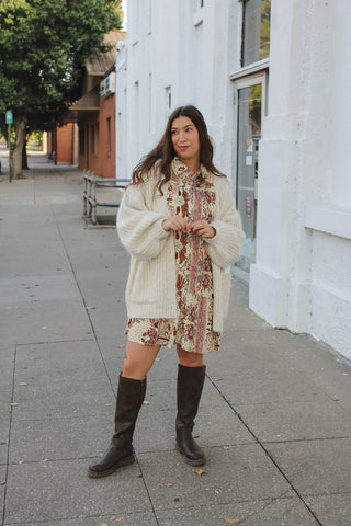 Mia Oversized Knit Cardigan