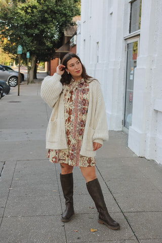 Mia Oversized Knit Cardigan