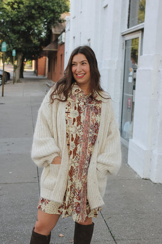 Mia Oversized Knit Cardigan