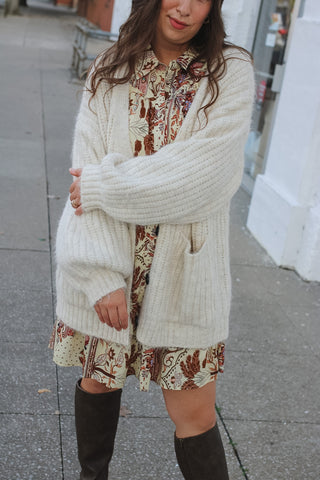 Mia Oversized Knit Cardigan