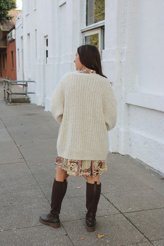 Mia Oversized Knit Cardigan