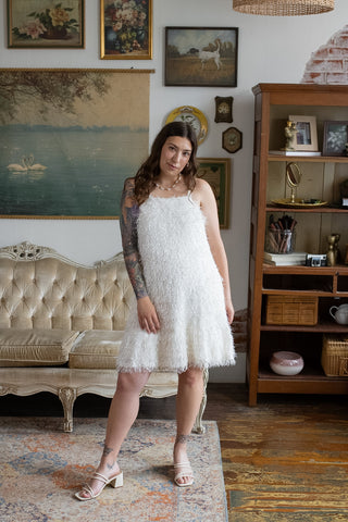 Aspen Eyelash Fringe Dress