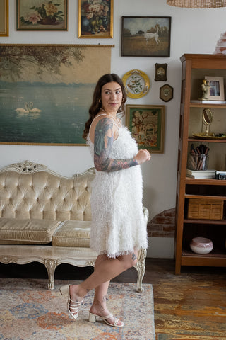 Aspen Eyelash Fringe Dress