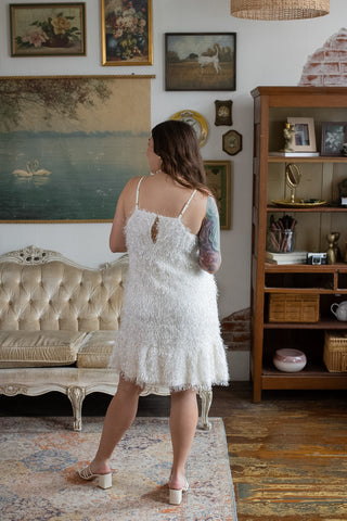 Aspen Eyelash Fringe Dress