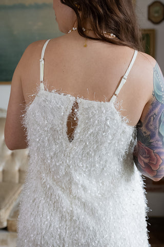 Aspen Eyelash Fringe Dress