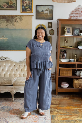 Riley Smocked Pant Set