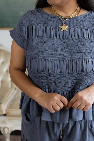 Riley Smocked Pant Set