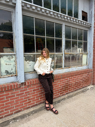 Katherine Knit Collared Cardigan
