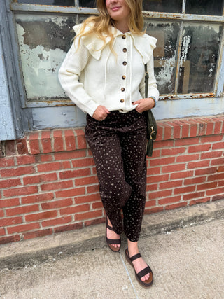 Katherine Knit Collared Cardigan